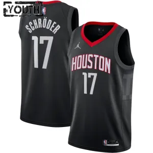 Maglia Houston Rockets Jordan Dennis Schroder 17 Statement Edition Swingman Nero - Bambino