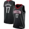 Maglia Houston Rockets Jordan Dennis Schroder 17 Statement Edition Swingman Nero - Uomo