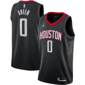 Maglia Houston Rockets Jordan Jalen Green 0 Statement Edition Swingman Nero - Uomo