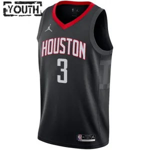 Maglia Houston Rockets Jordan Kevin Porter JR 3 Statement Edition Swingman Nero - Bambino