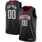 Maglia Houston Rockets Jordan Personalizzata Statement Edition Swingman Nero - Uomo