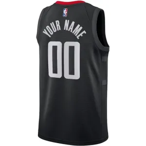 Maglia Houston Rockets Jordan Personalizzata Statement Edition Swingman Nero - Uomo