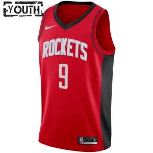 Maglia Houston Rockets Josh Christopher 9 Icon Edition Swingman Rosso - Bambino