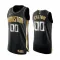 Maglia Houston Rockets Limited Personalizzata Golden Edition Swingman Nero - Uomo
