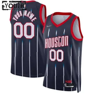 Maglia Houston Rockets Personalizzata City Edition 2022-23 Swingman Navy - Bambino Maglia Houston Rockets Personalizzata City Edition 2022-23 Swingman Navy - Bambino