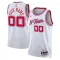 Maglia Houston Rockets Personalizzata City Edition 2023-24 Swingman Bianco - Uomo