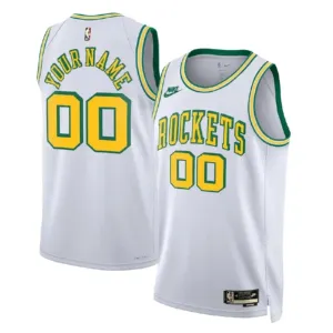 Maglia Houston Rockets Personalizzata Classic Edition 2022-23 Swingman Bianco - Uomo