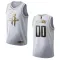 Maglia Houston Rockets Personalizzata Golden Edition Swingman Bianco - Uomo