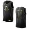 Maglia Houston Rockets Personalizzata Golden Edition Swingman Nero - Uomo