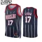 Maglia Houston Rockets Tari Eason 17 City Edition 2022-23 Swingman Navy - Bambino