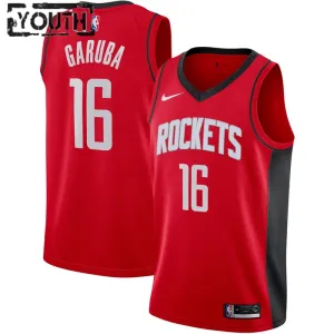 Maglia Houston Rockets Usman Garuba 16 Icon Edition Swingman Rosso - Bambino