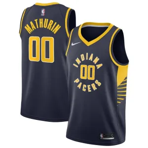 Maglia Indiana Pacers Bennedict Mathurin 00 Icon Edition Swingman Navy - Uomo