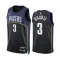 Maglia Indiana Pacers Chris Duarte 3 Black City Edition 2022-23 Swingman Navy - Uomo