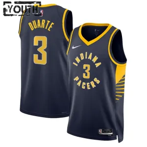 Maglia Indiana Pacers Chris Duarte 3 Icon Edition Swingman Navy - Bambino