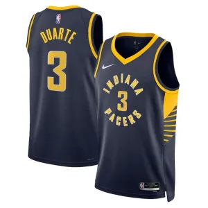 Maglia Indiana Pacers Chris Duarte 3 Icon Edition Swingman Navy - Uomo