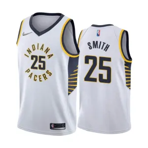 Maglia Indiana Pacers Jalen Smith 25 Association Edition Swingman Bianco - Uomo Maglia Indiana Pacers Jalen Smith 25 Association Edition Swingman Bianco - Uomo