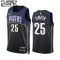 Maglia Indiana Pacers Jalen Smith 25 Black City Edition 2022-23 Swingman Navy - Bambino