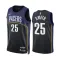 Maglia Indiana Pacers Jalen Smith 25 Black City Edition 2022-23 Swingman Navy - Uomo