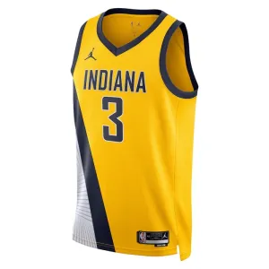 Maglia Indiana Pacers Jordan Chris Duarte 3 Statement Edition Swingman Navy - Uomo