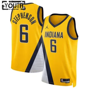 Maglia Indiana Pacers Jordan Lance Stephenson 6 Statement Edition Swingman Navy - Bambino