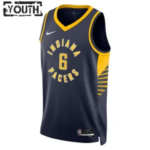 Maglia Indiana Pacers Lance Stephenson 6 Icon Edition Swingman Navy - Bambino