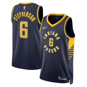 Maglia Indiana Pacers Lance Stephenson 6 Icon Edition Swingman Navy - Uomo