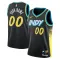 Maglia Indiana Pacers Personalizzata City Edition 2023-24 Swingman Nero - Uomo