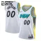 Maglia Indiana Pacers Personalizzata City Edition 2024-25 Swingman Bianco - Bambino