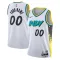 Maglia Indiana Pacers Personalizzata City Edition 2024-25 Swingman Bianco - Uomo