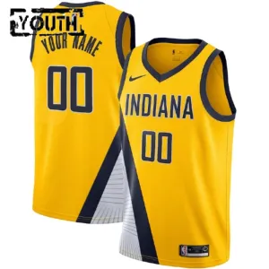 Maglia Indiana Pacers Personalizzata Statement Edition Swingman Giallo - Bambino