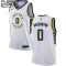 Maglia Indiana Pacers Tyrese Haliburton 0 Association Edition Swingman Bianco - Bambino