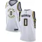Maglia Indiana Pacers Tyrese Haliburton 0 Association Edition Swingman Bianco - Uomo