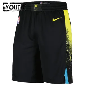 Pantaloncini Indiana Pacers City Edition 2023-24 Swingman Nero - Bambino