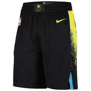 Pantaloncini Indiana Pacers City Edition 2023-24 Swingman Nero - Uomo