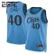 Maglia LA Clippers Ivica Zubac City Edition 2024-25 Swingman Blu - Bambino