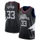 Maglia LA Clippers Jordan Nicolas Batum 33 Statement Edition Swingman Nero - Uomo