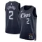 Maglia LA Clippers Kawhi Leonard City Edition 2023-24 Swingman Navy - Uomo