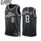 Maglia LA Clippers Marcus Morris SR 8 City Edition 2022-23 Swingman Nero - Bambino