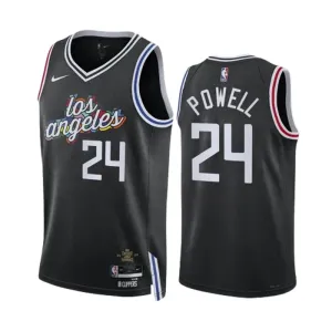 Maglia LA Clippers Norman Powell 24 City Edition 2022-23 Swingman Nero - Uomo Maglia LA Clippers Norman Powell 24 City Edition 2022-23 Swingman Nero - Uomo