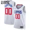 Maglia LA Clippers Personalizzata Association Edition Swingman Bianco - Bambino