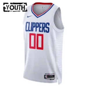 Maglia LA Clippers Personalizzata Association Edition Swingman Bianco - Bambino