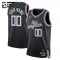 Maglia LA Clippers Personalizzata City Edition 2022-23 Swingman Nero - Bambino