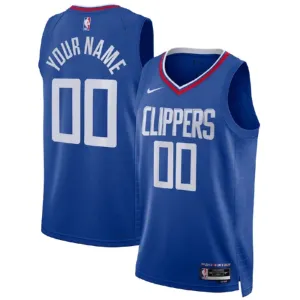 Maglia LA Clippers Personalizzata Icon Edition Swingman Blu - Uomo