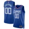 Maglia LA Clippers Personalizzata Icon Edition Swingman Blu - Uomo