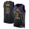 Maglia Los Angeles Lakers Anthony Davis City Edition 2023-24 Swingman Nero - Uomo