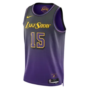 Maglia Los Angeles Lakers Austin Reaves City Edition 2024-25 Swingman Viola - Uomo