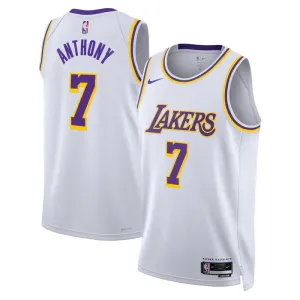 Maglia Los Angeles Lakers Carmelo Anthony 7 Association Edition Swingman Bianco - Uomo