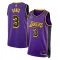 Maglia Los Angeles Lakers Jordan Anthony Davis 3 Statement Edition Swingman Viola - Uomo