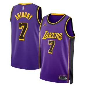 Maglia Los Angeles Lakers Jordan Carmelo Anthony 7 Statement Edition Swingman Viola - Uomo