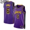 Maglia Los Angeles Lakers Jordan Lebron James 6 Statement Edition Swingman Viola - Bambino